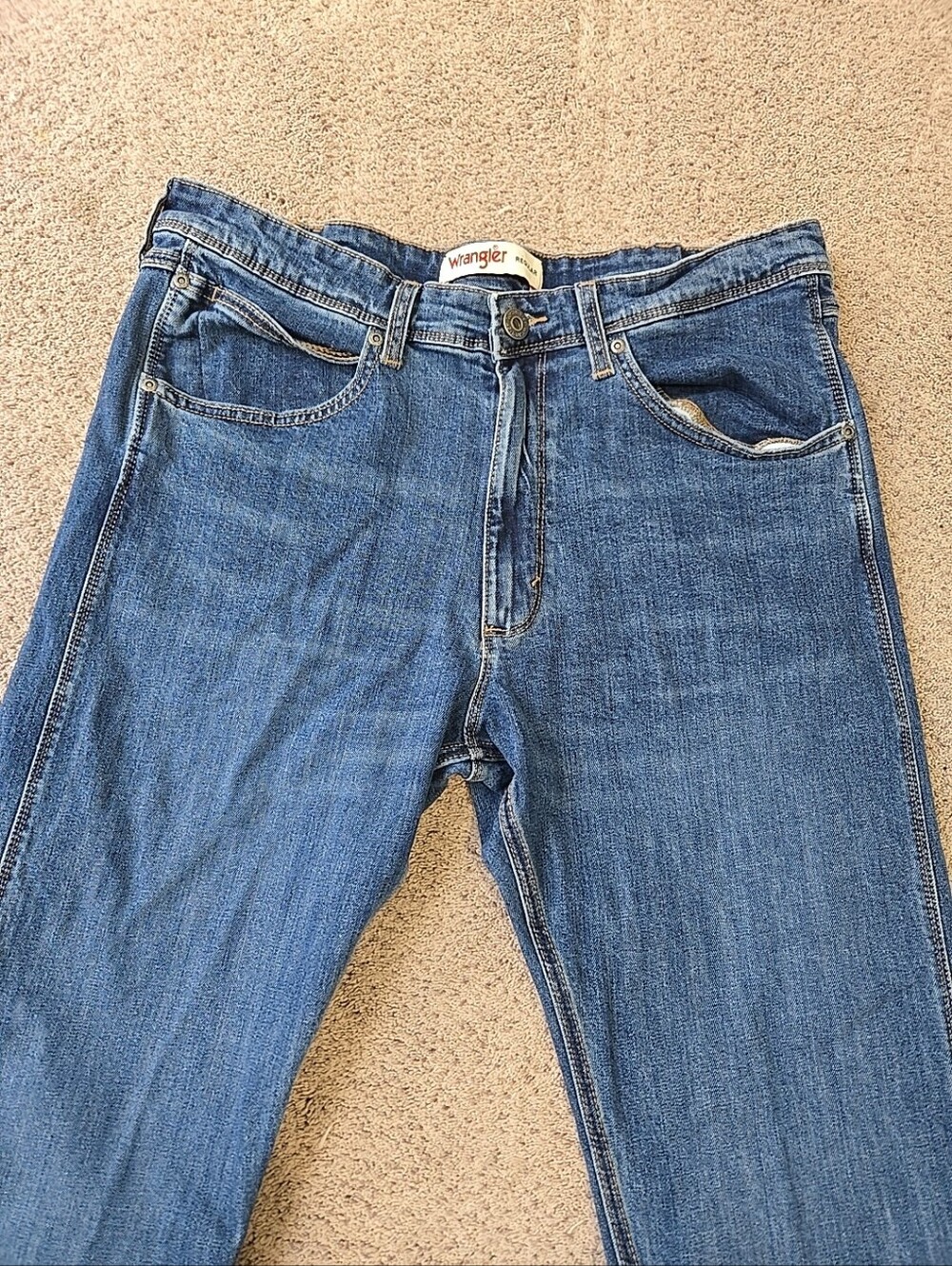 Wrangler Men’s Regular Fit Straight-Leg Jeans Size 34x29